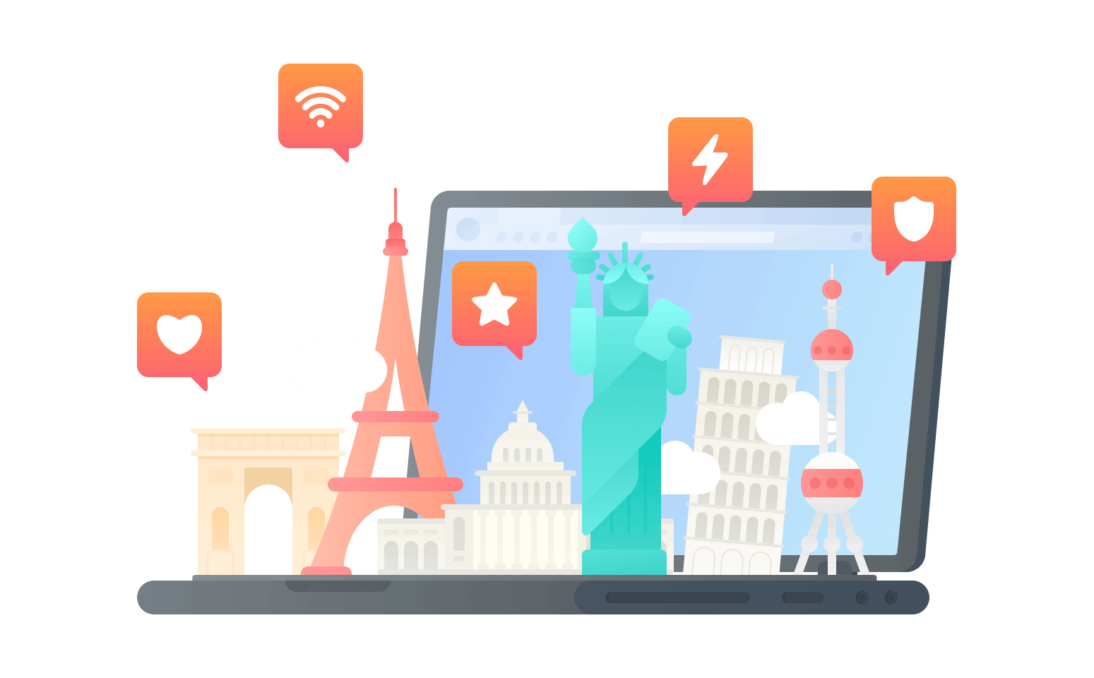 在百慕大连接到中国的加速器 - 返华VPN